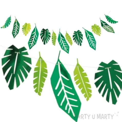 girlanda foliowa liscie safari unique 213 cm
