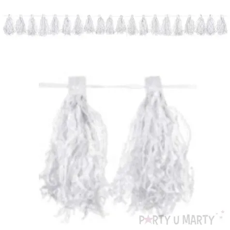 girlanda fredzle biala amscan 300 cm