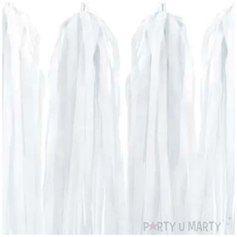 girlanda fredzle biala partydeco 1 szt