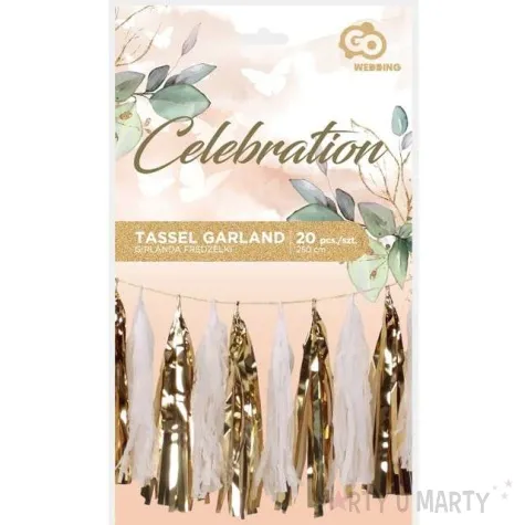 girlanda fredzle bialo zlota godan 250 cm