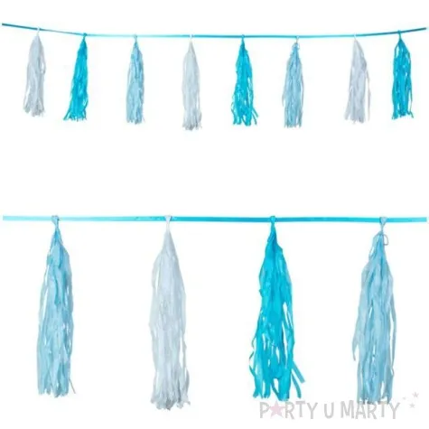 girlanda fredzle blekitna folat 300 cm