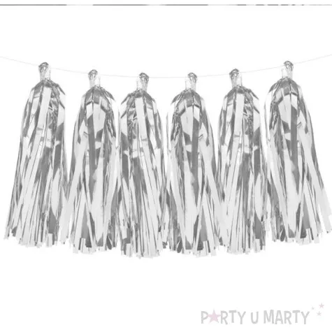 girlanda fredzle classic srebrny partydeco 1 szt