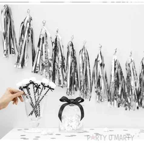 girlanda fredzle classic srebrny partydeco 1 szt