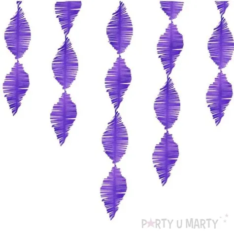 girlanda fredzle fioletowa partydeco 300 cm