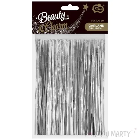 girlanda fredzle lameta srebrny godan 300 cm