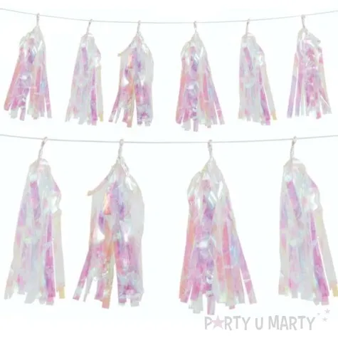 girlanda fredzle opalizujaca biala unique 274 cm