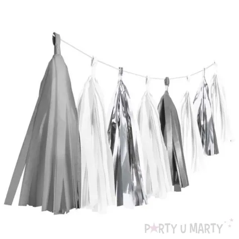 girlanda fredzle srebrny amscan 304 cm