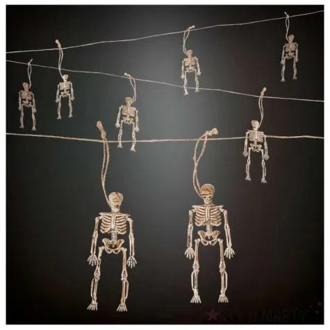 girlanda halloween szkielety widmann 1100 cm