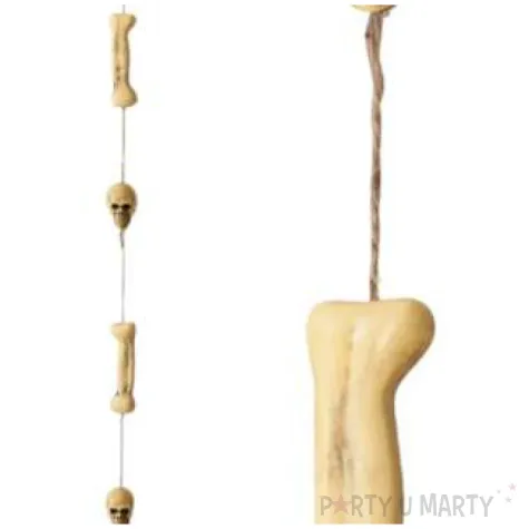 girlanda halloween trupie czaszki i kosci carnival toys 180 cm