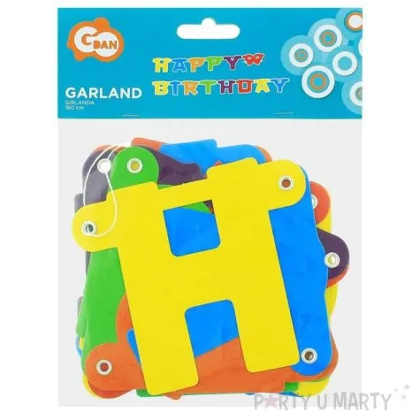 girlanda happy birthday godan 160 cm