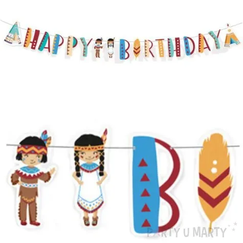 girlanda happy birthday indianie amscan 180 cm