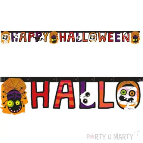girlanda happy halloween kolorowa amscan 180 cm