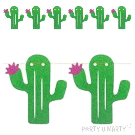 girlanda kaktusy brokatowa godan 250 cm