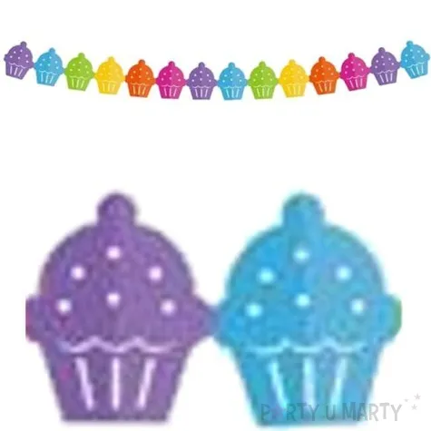 girlanda kolorowe babeczki kolorowe godan 360 cm