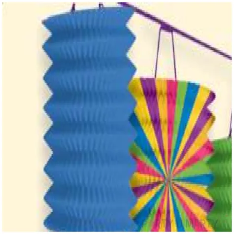 girlanda kolorowe lampiony 70s disco 3 65 m