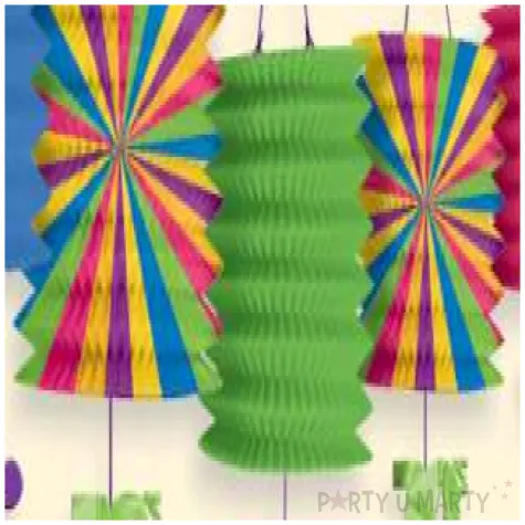 girlanda kolorowe lampiony 70s disco 3 65 m