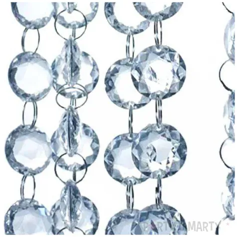 girlanda krysztalowa bezbarwny 18 mm 100 cm