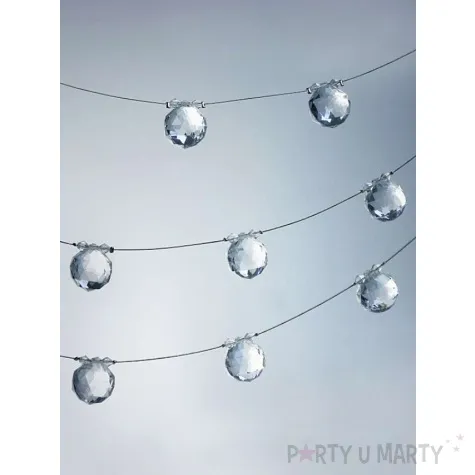 girlanda krysztalowa bezbarwny 200 cm 1szt