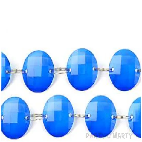 girlanda krysztalowa c niebieski 100 cm 1szt