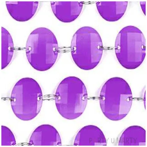 girlanda krysztalowa fiolet 100 cm 1szt