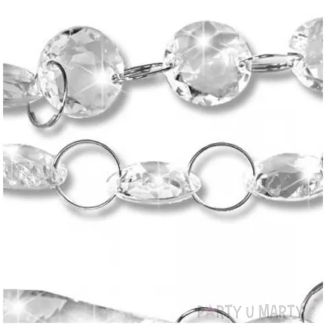 girlanda krysztalowa lezka dekoracjepolska 100 cm