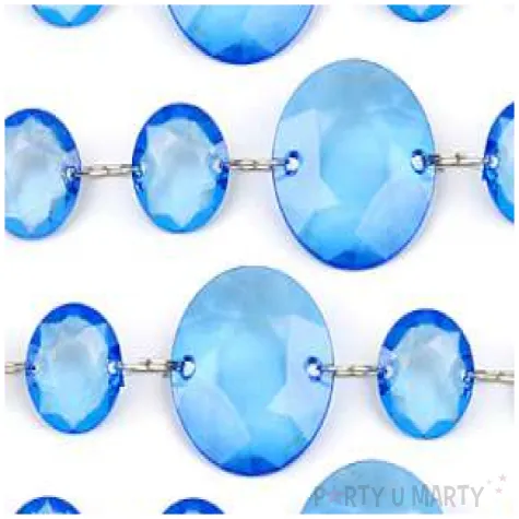 girlanda krysztalowa niebieski 1m 1szt