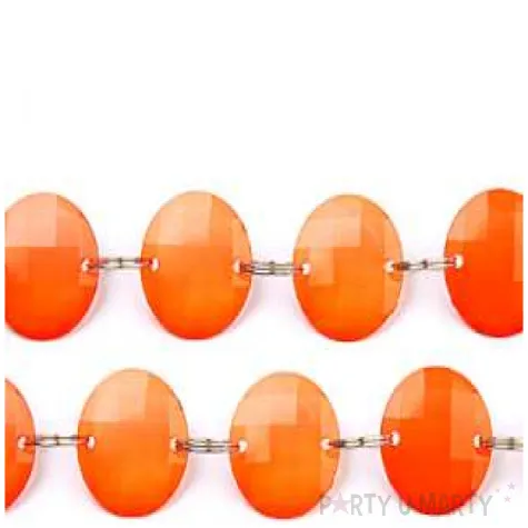 girlanda krysztalowa pomarancz 100 cm 1szt