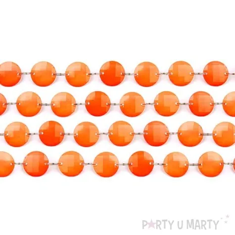 girlanda krysztalowa pomarancz 100 cm 1szt