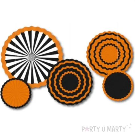 girlanda kule honeycomb pomaranczowe amscan 5 szt