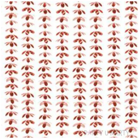 girlanda kwiatki rozowe zloto partydeco 1 szt