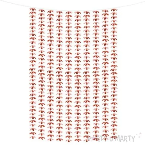 girlanda kwiatki rozowe zloto partydeco 1 szt