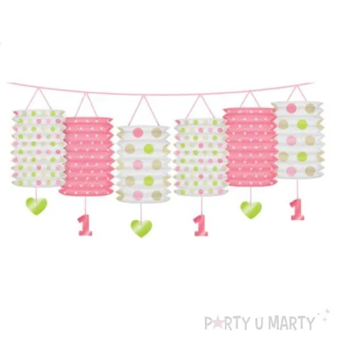 girlanda lampionow 1st birthday 360 cm