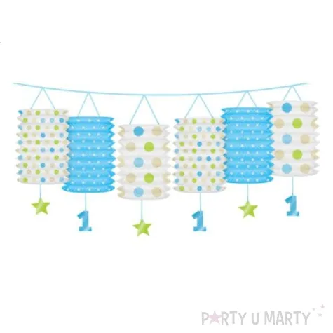 girlanda lampionow 1st birthday 360 cm