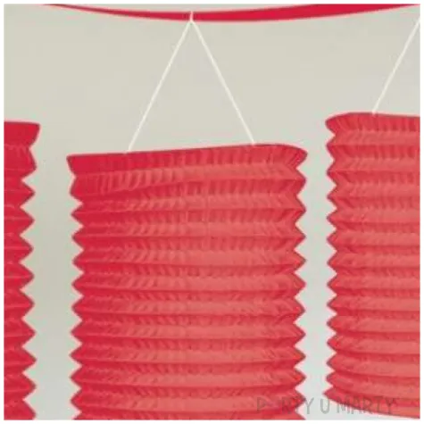 girlanda lampiony czerwone 3 65 m