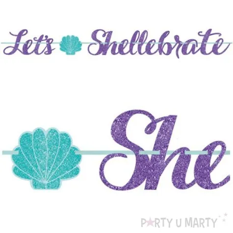 girlanda lets shellebrate syrena amscan 365 cm