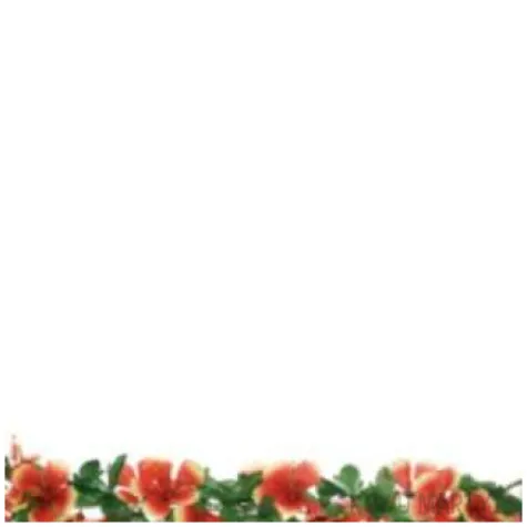 girlanda liscie i kwiatki 1 82 m