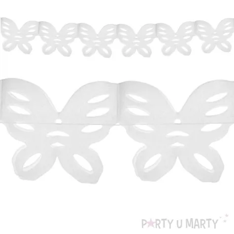girlanda motylki biala godan 360 cm