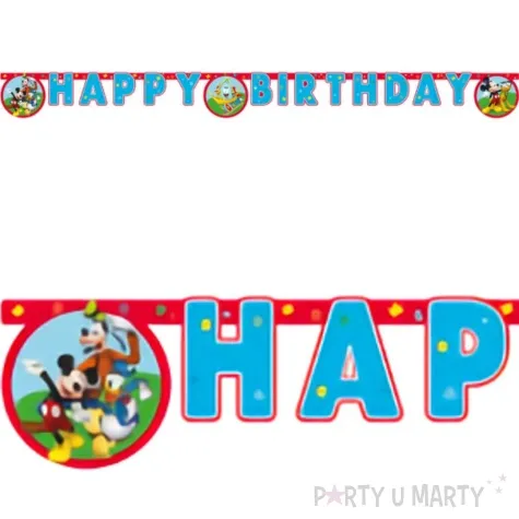 girlanda myszka mickey rock the house procos 200 cm