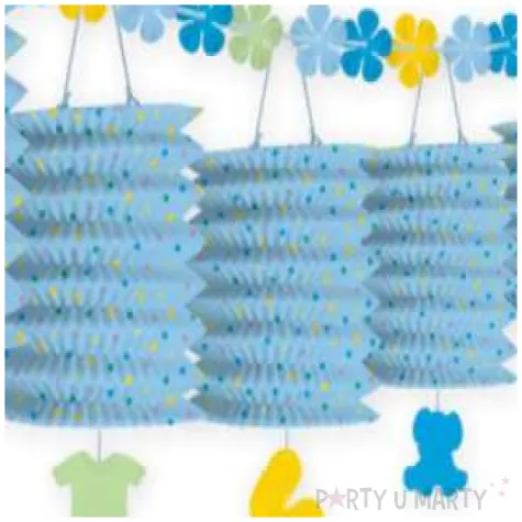 girlanda niebieskie lampiony 3 65 m 1 szt