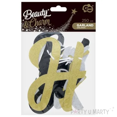 girlanda papierowa happy new year godan 250 cm