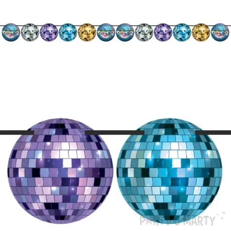 girlanda papierowa kule disco congee 5m