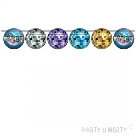 girlanda papierowa kule disco congee 5m
