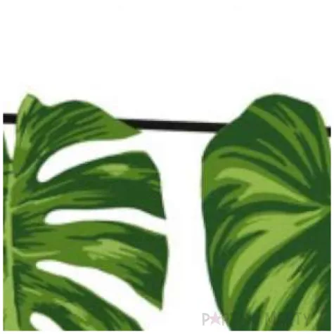 girlanda papierowa liscie monstery guirca 300 cm