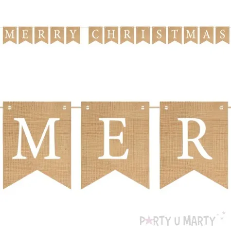 girlanda papierowa merry christmas boze narodzenie godan 250 cm