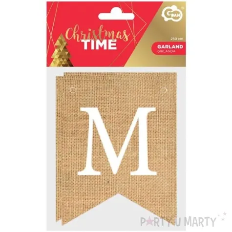 girlanda papierowa merry christmas boze narodzenie godan 250 cm