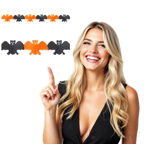 girlanda papierowa nietoperze mix godan 300 cm