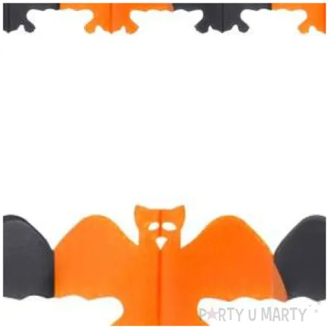 girlanda papierowa nietoperze mix godan 300 cm