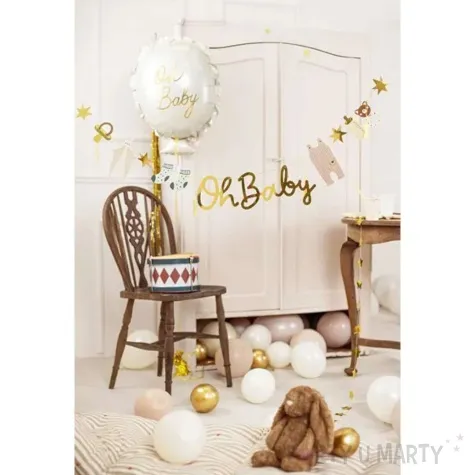 girlanda papierowa oh baby dzieciece symbole mix partydeco 250 cm