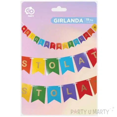 girlanda papierowa sto lat mix godan 400 cm