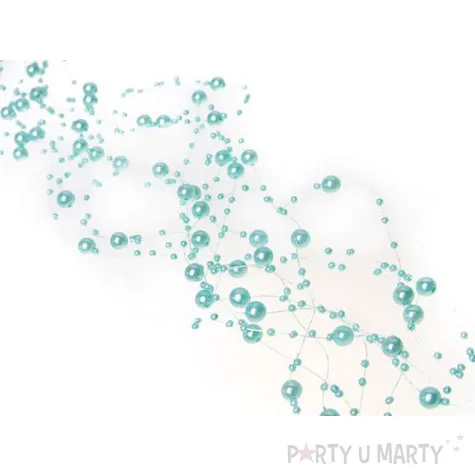 girlanda perlowa mietowy partydeco 130 cm